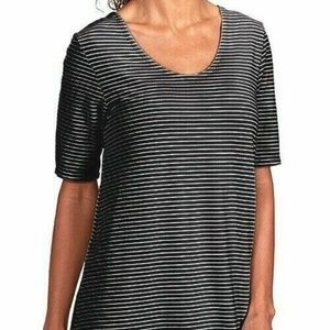 FRESH PRODUCE Black Pinstripe MIKA DRESS